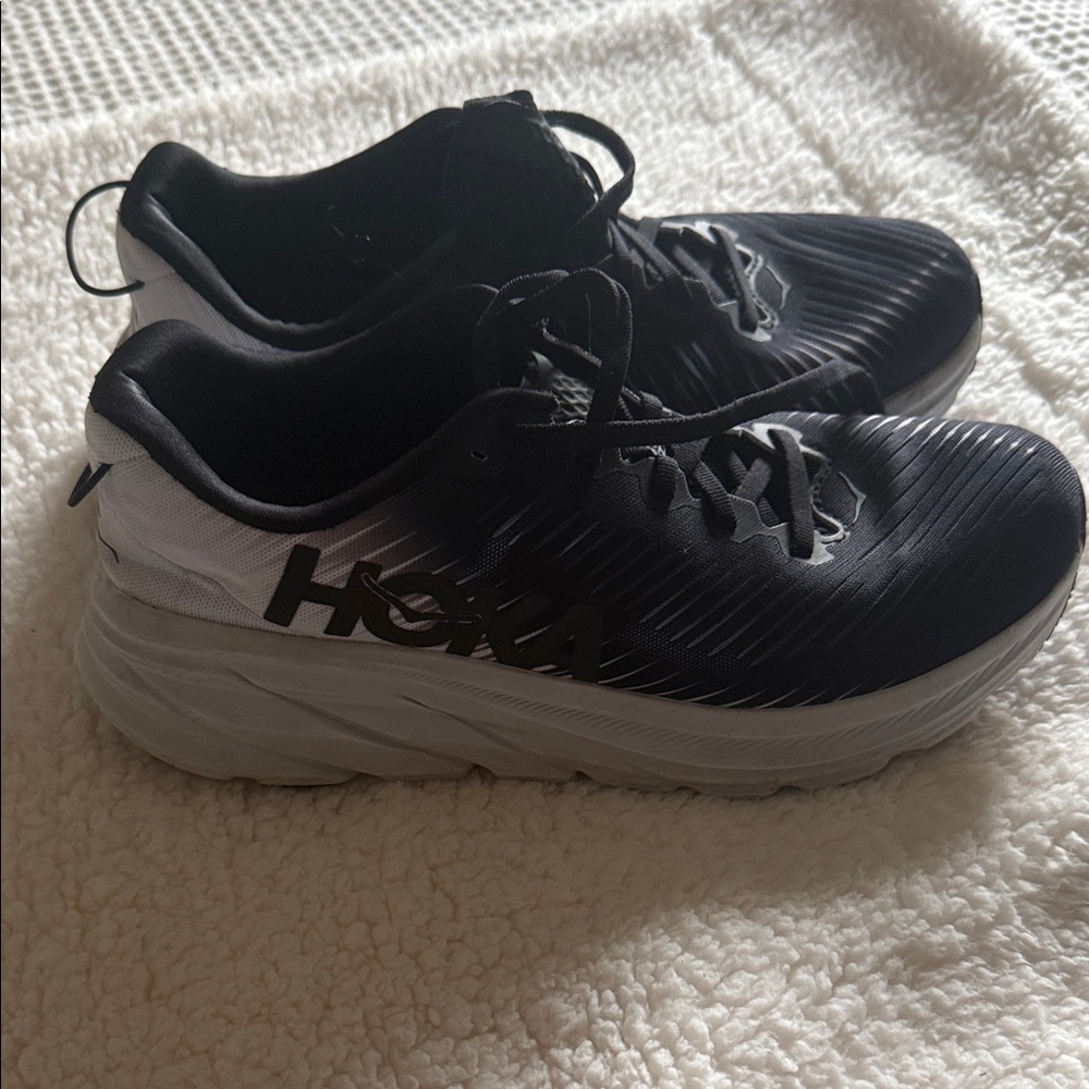 Hoka Navy blue and White Athletic Sneakers